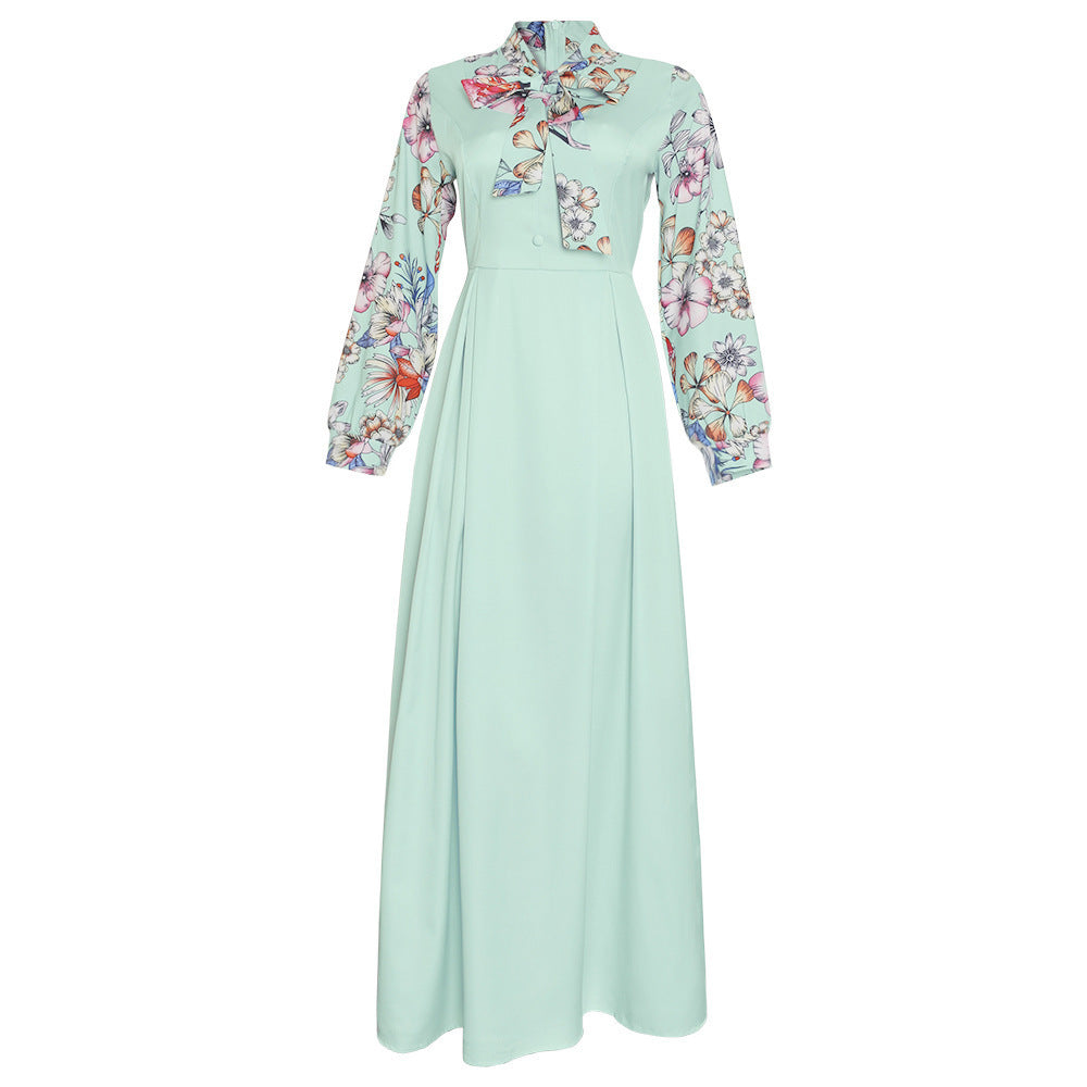 Robe papillon fleuri