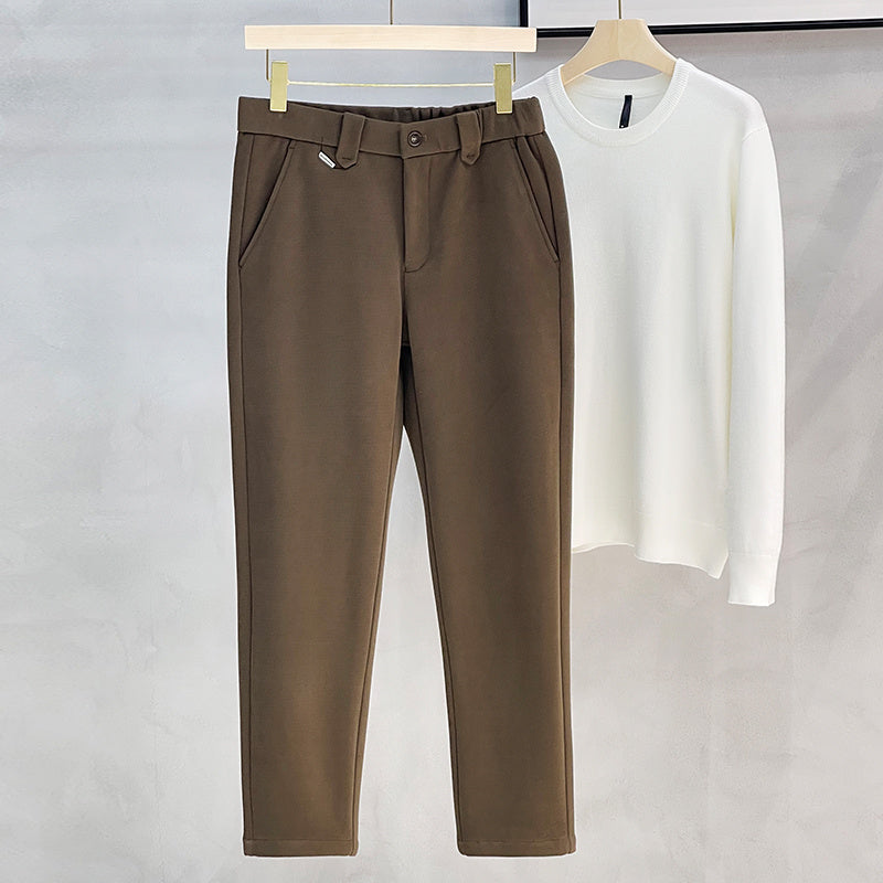 Pantalon décontracté en laine