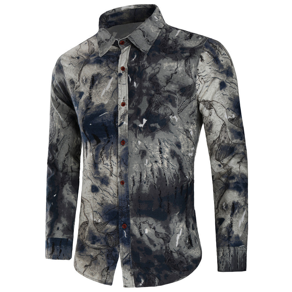 Chemise en coton slim