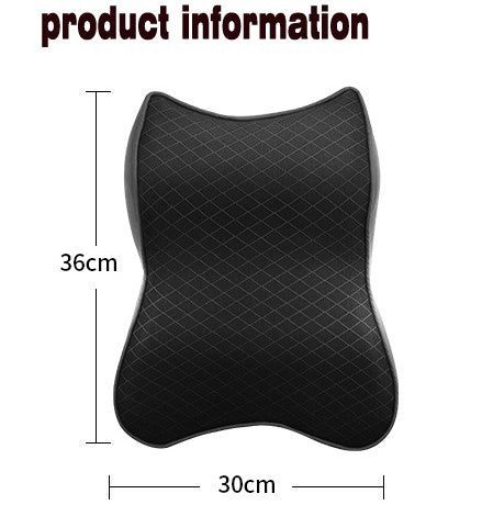 Coussin de soutien lombaire et cervical pour appui-tête de voiture