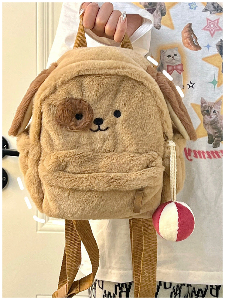 Sac à Dos de Chiot en Peluche