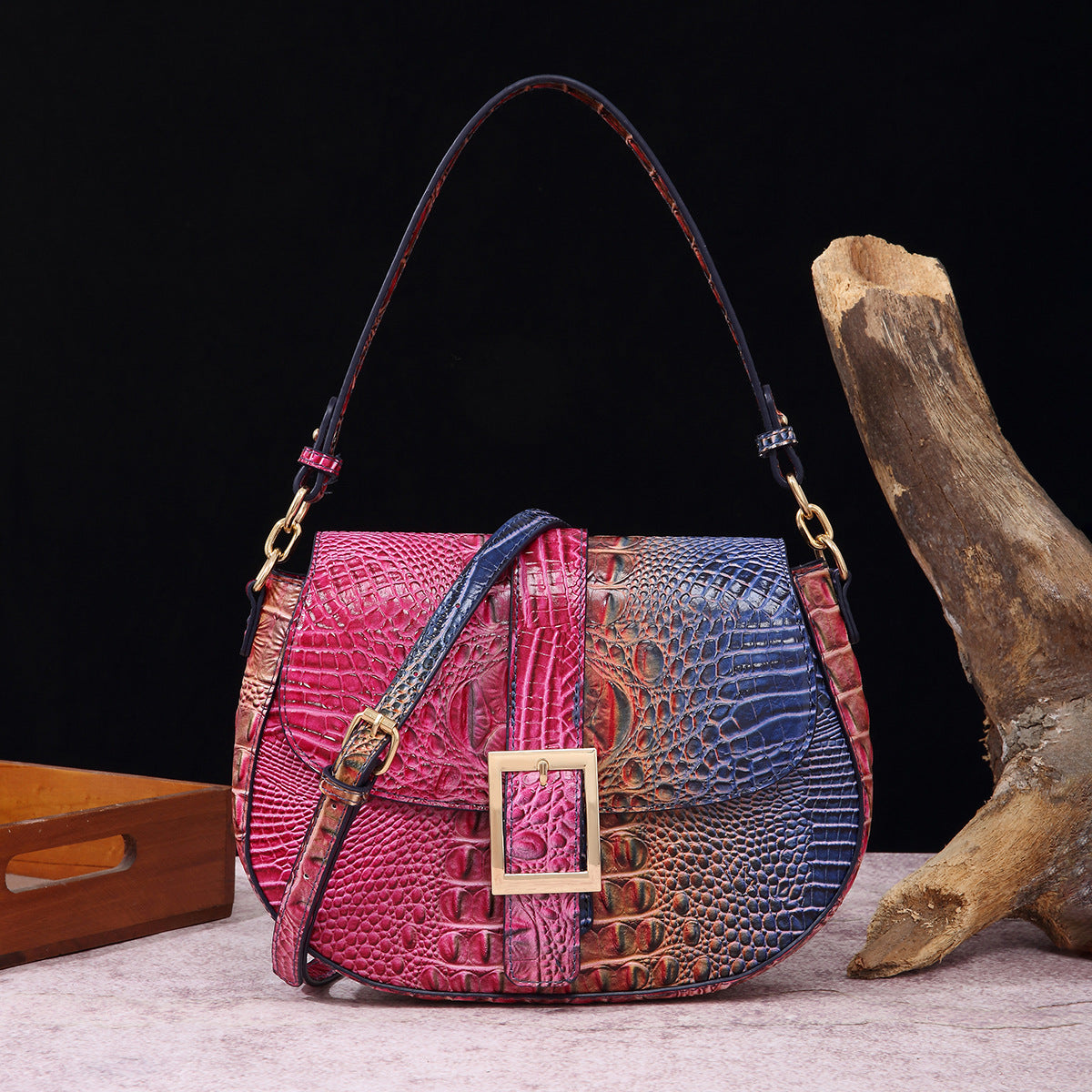 Sac à main crocodile