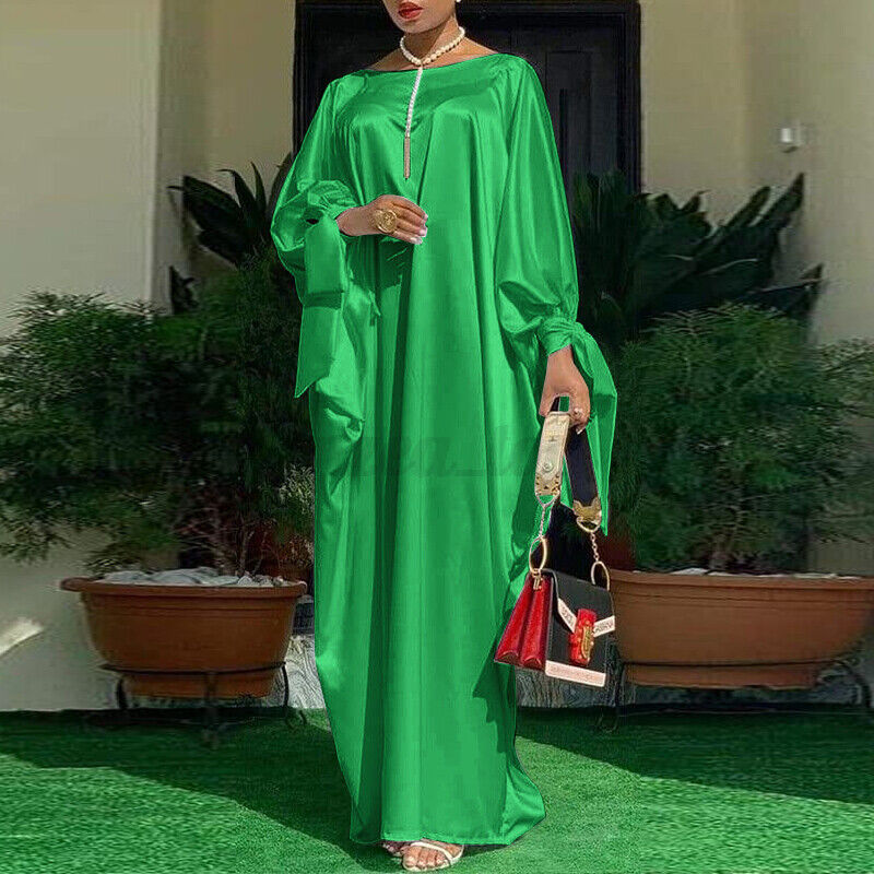 Robe à Manches Longues De Couleur Unie