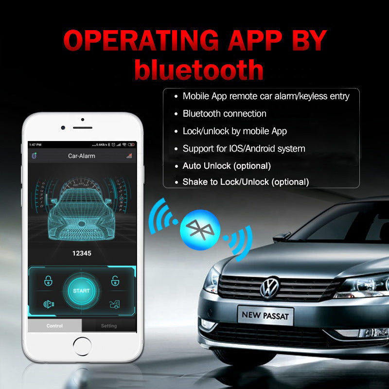 Dispositif Antivol Bluetooth Sans Fil Unidirectionnel pour Voiture