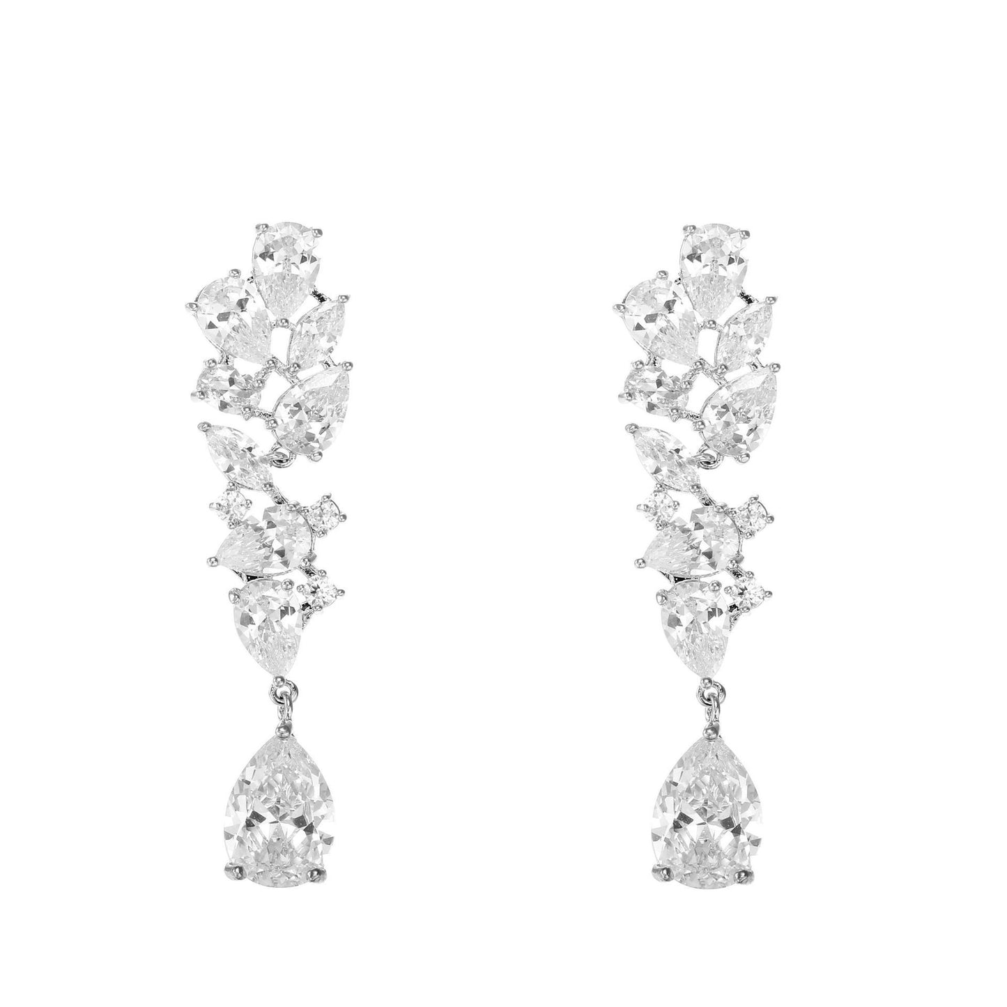 Collier et Boucles d'oreilles Zircon Nuptiale