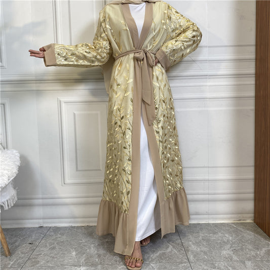 Robe cardigan en dentelle tendance