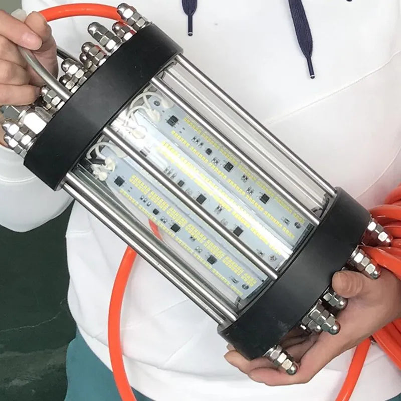 Lumière de pêche LED sous-marine flottante et haute puissance