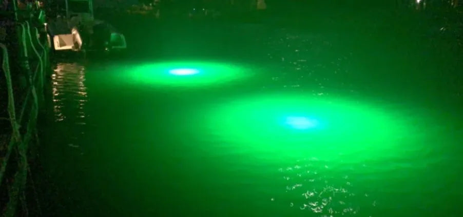 Lumière de pêche LED sous-marine flottante et haute puissance