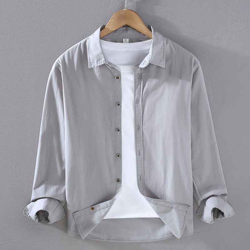 Chemise ample et décontractée en coton